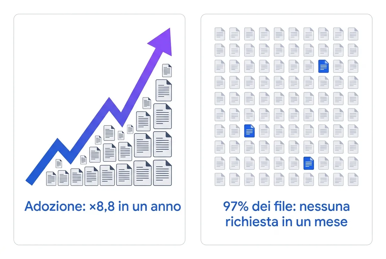 Infografica: l'adozione di llms.txt cresce di 8,8 volte in un anno, ma il 97% dei file non riceve richieste